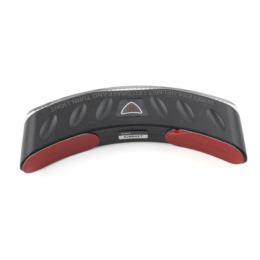 Wireless LED Helmet Mount Turn Signal & Brake Light for Custom Motorcycle