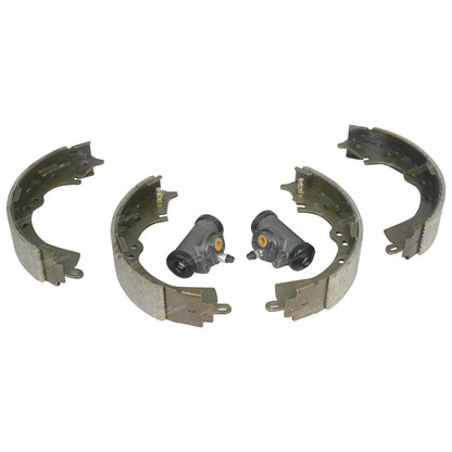 4x Rear Brake Shoes + 2x Wheel Cylinders for Hilux GGN15 KUN16 TGN16 (2005-14)