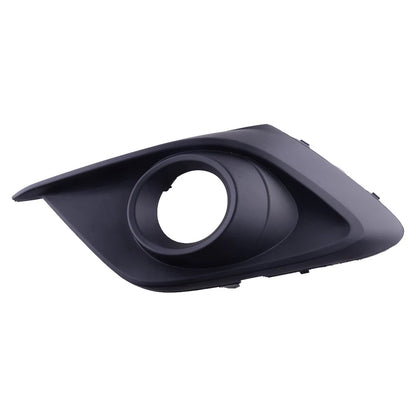 Black Left Front Bumper Fog Light Cover for Mazda 3 (2014-2016)