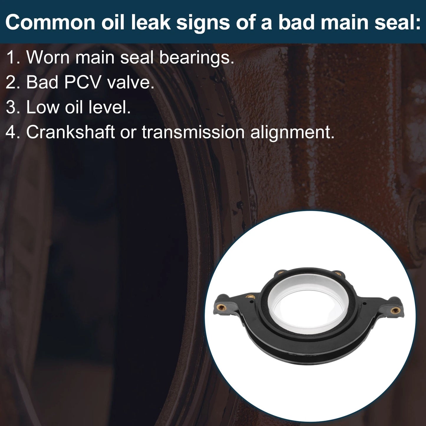 Rear Crankshaft Oil Seal for Ford Fiesta (1999-2008)