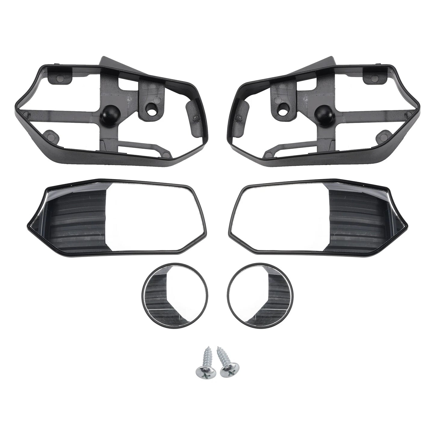 Mirrors Pair Handlebar End Black for Yamaha X-Max (2023-2024)