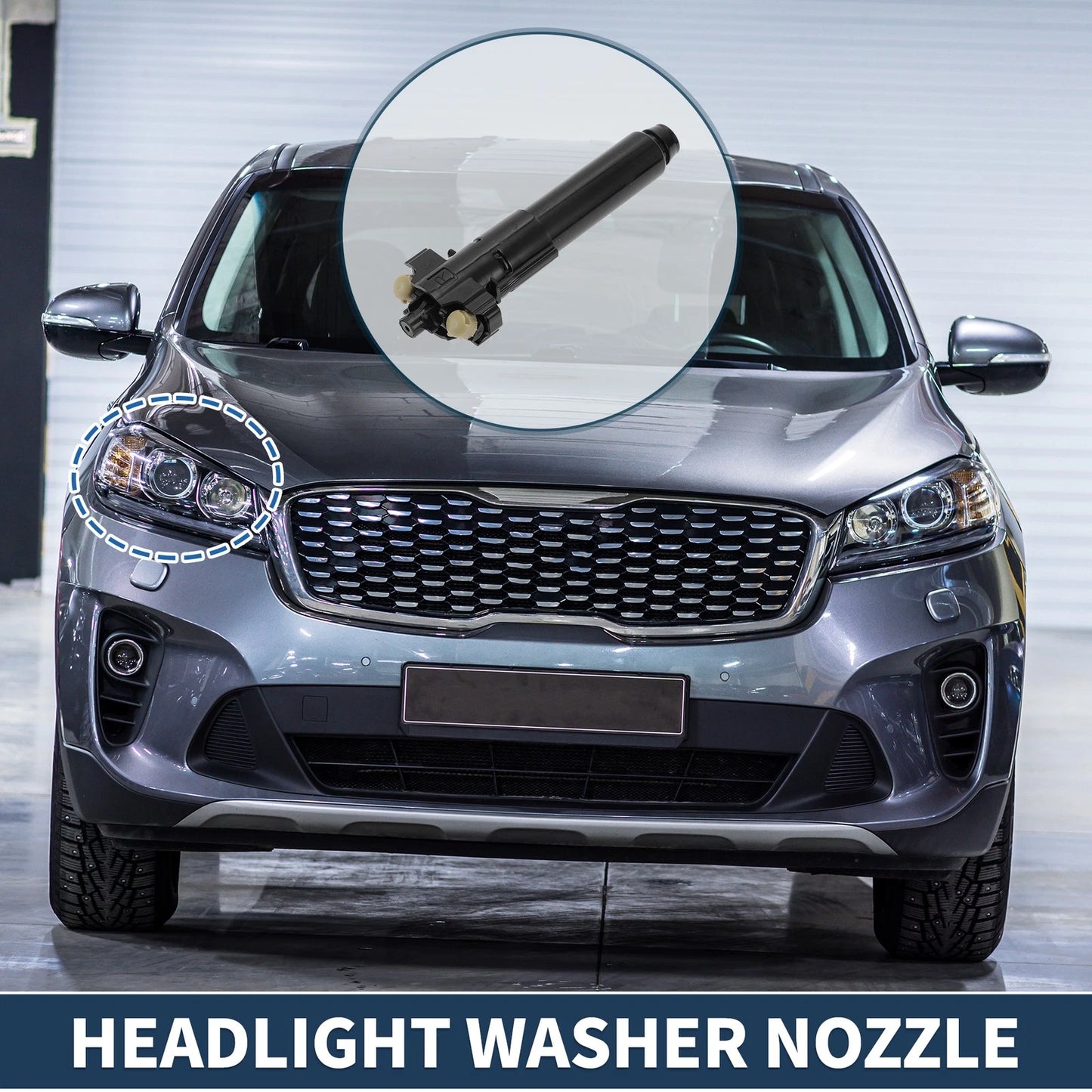 Front Passenger Side Headlight Washer Nozzle for Lexus LX570 (2016-2017)