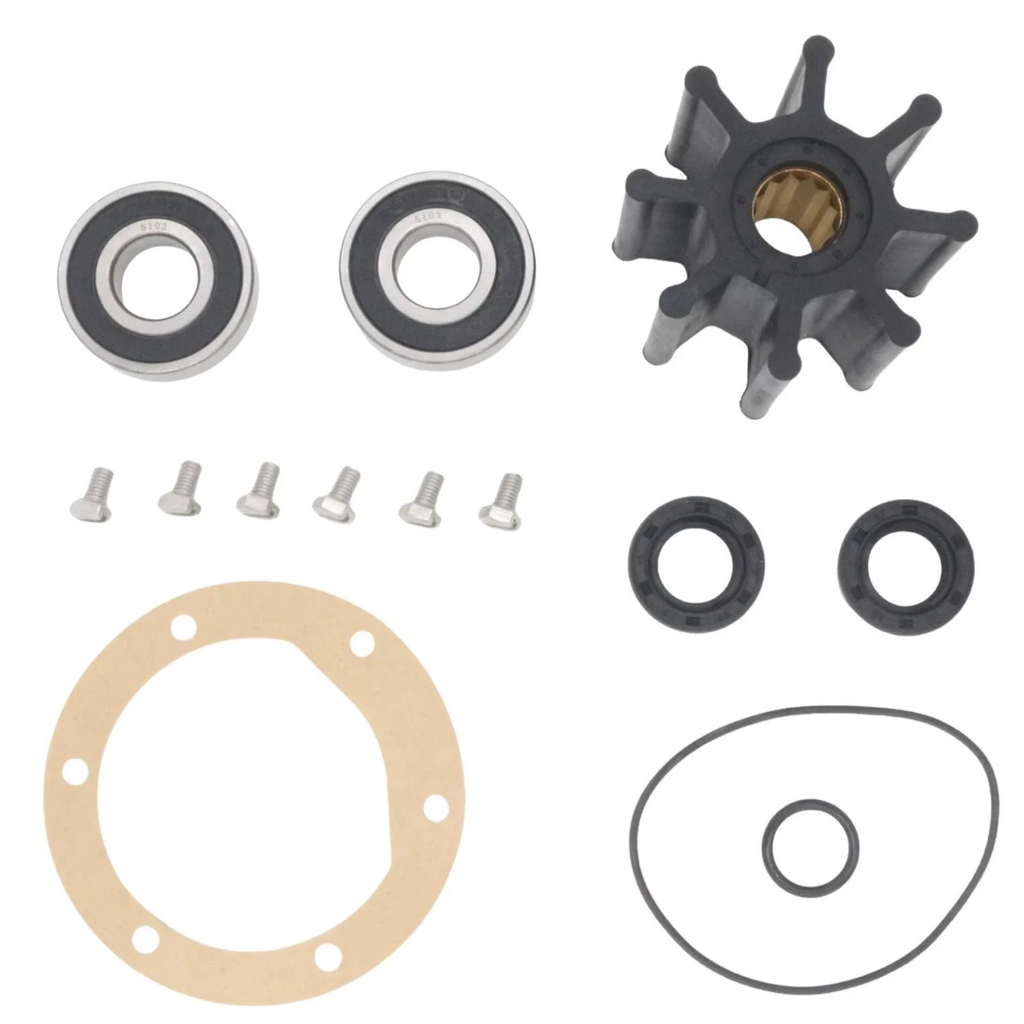 Sea Water Pump Repair Kit for Volvo Penta Marine Diesel Engines