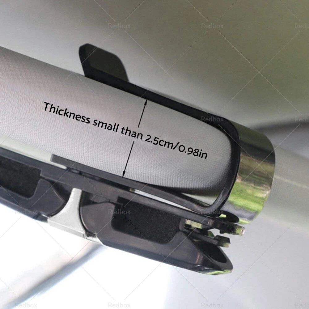 Car Glasses Holder Clip Case for Sunglasses Eyeglasses Ticket Card