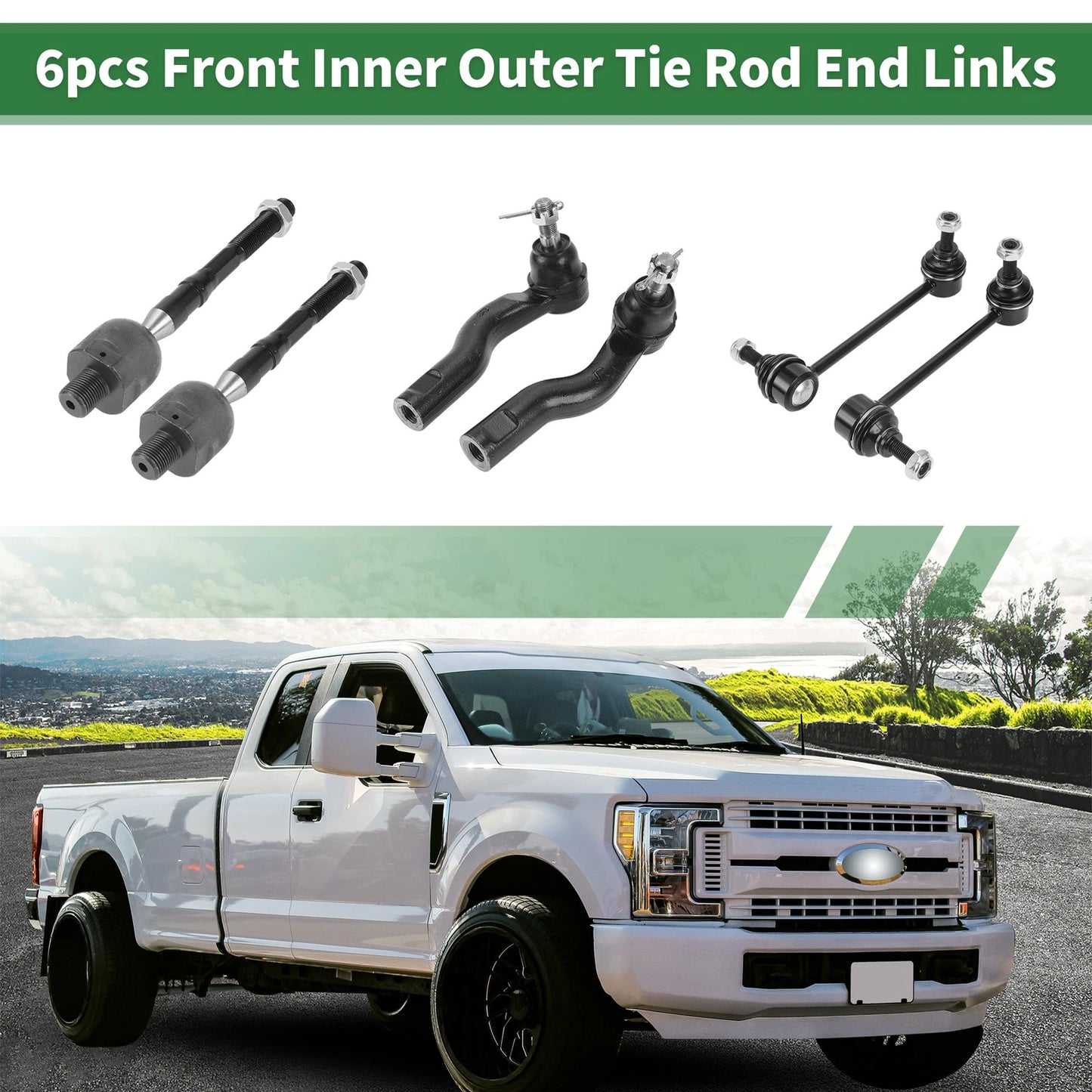 6pcs Front Suspension Kit for Mercury Milan (2006-2009)