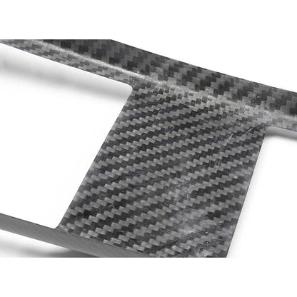 Matte Carbon Fiber Console Panel Frame Cover Trim for Tesla Model S X 2021+