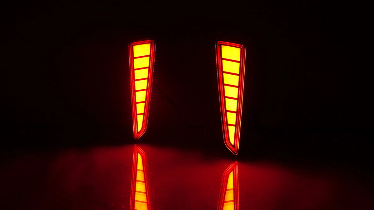 Red Lens Rear Bumper Reflector Brake Signal Light for Lexus RX (2016–2018)
