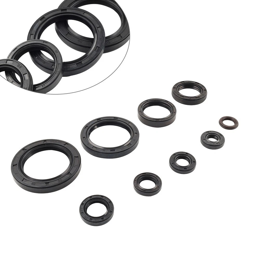 Complete Engine Oil Seal Kit 9pcs for Honda CRF250R (2010-2017)