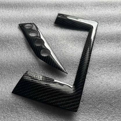 Carbon Fiber Dashboard Media Screen Cover Trim for Maserati GranTurismo 08-2017
