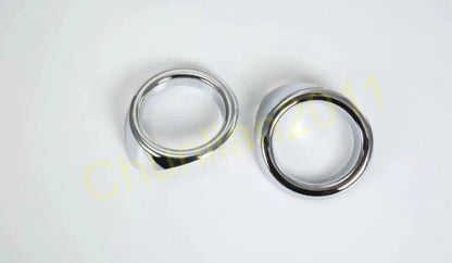 Front Fog Light Cover Round Trim for Subaru XV 2018-2020 2 x ABS Chrome