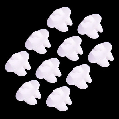 50 x White Headlight Mounting Spreader Nut Clips for Toyota