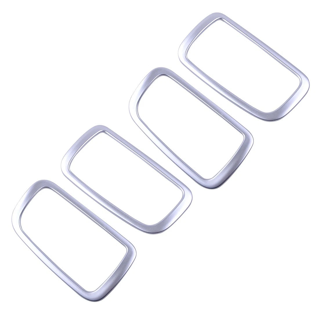 4 x Chrome Interior Door Handle Dish Frame Trims for Mitsubishi Outlander (2013-2018)