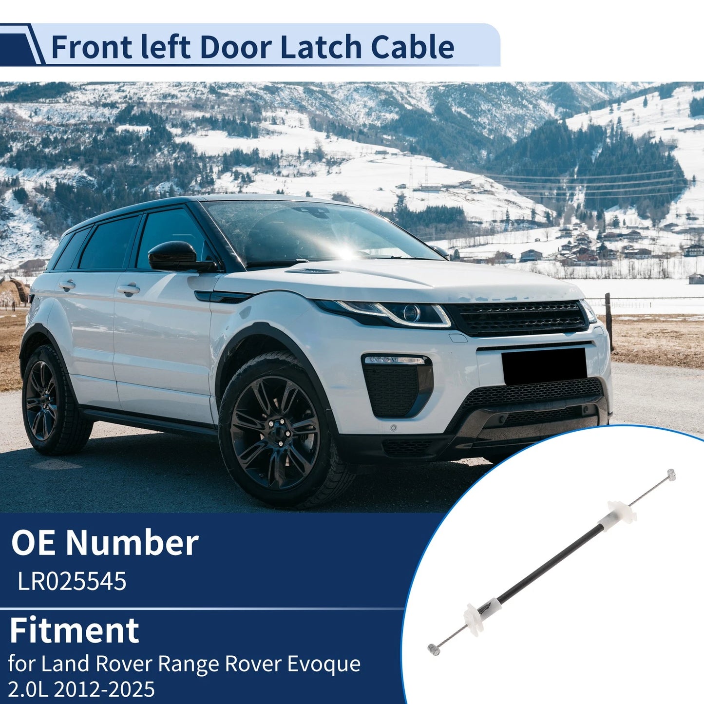 Door Latch Cable No.LR025545 for Land Rover Range Rover Evoque 2012-2025