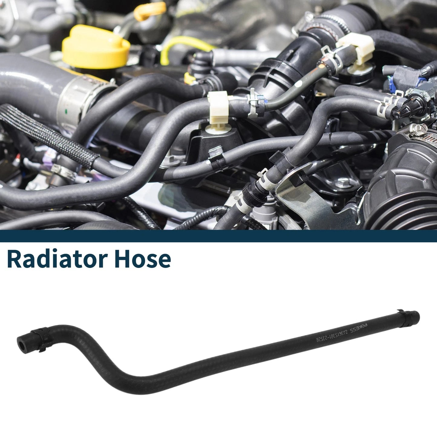 Radiator Hose for Ford Fiesta 2009-2010 Rubber Coolant Pipe