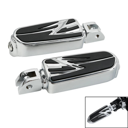 Driver Rider Footpegs Pegs for Harley Softail Street Bob Sport Glide (2018-2025)
