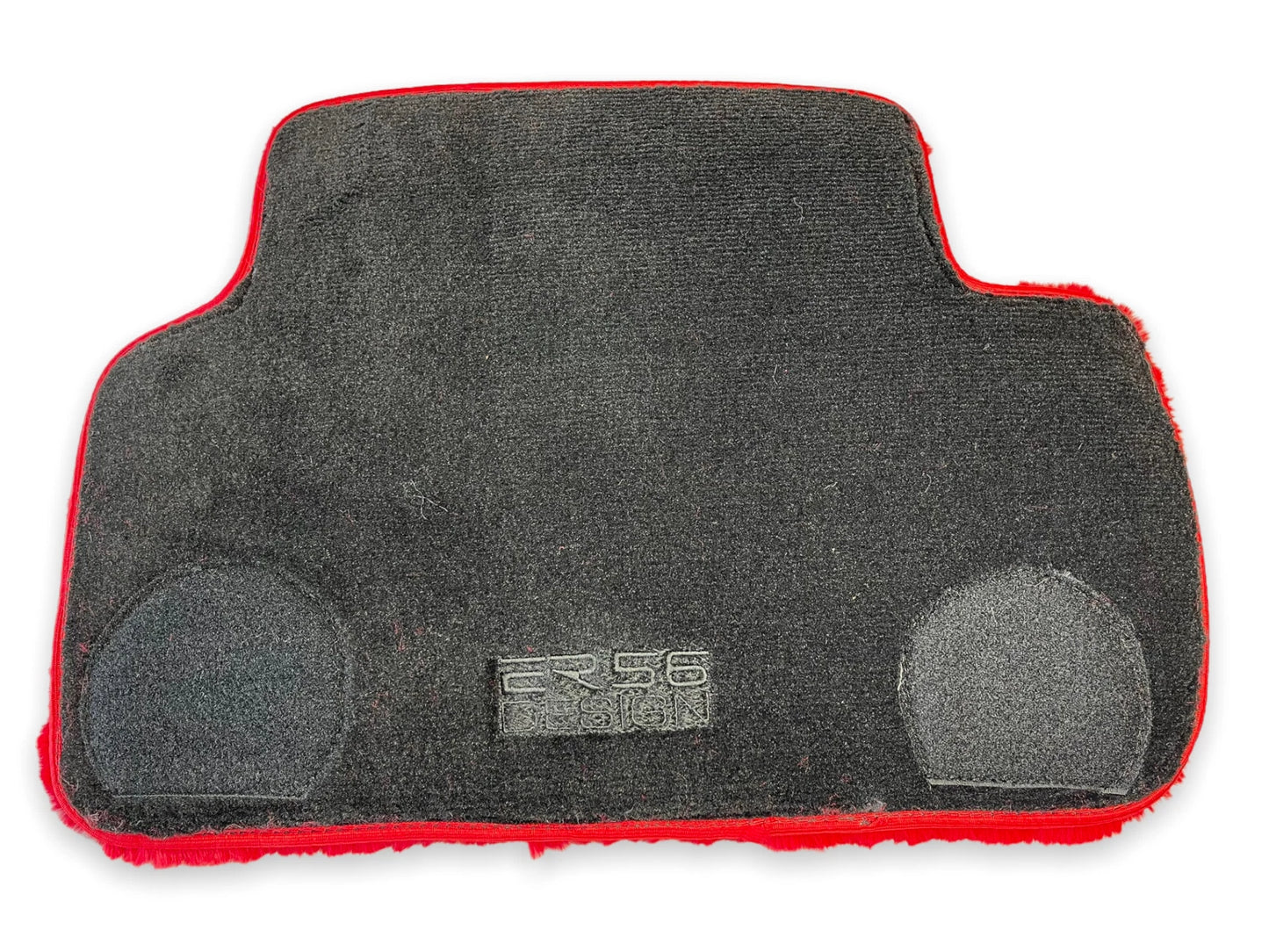 Red Sheepskin Floor Mats for Rolls Royce Phantom (2003-2016)