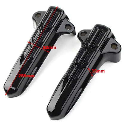 Smoke LED Front Lower Fork Leg Covers for Harley FLHR FLHTK FLHX (2014-2020)