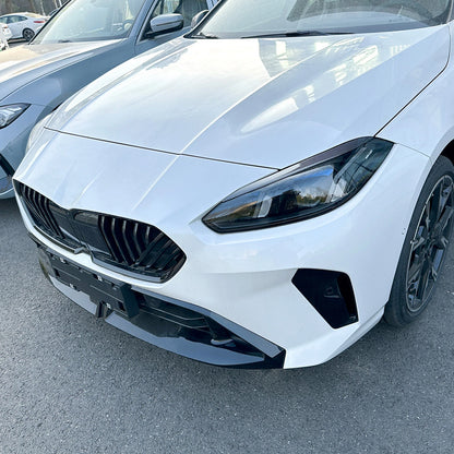 2 x Carbon Look Headlight Eyelid Trim Covers for BMW F70 F74 (2024-2025)