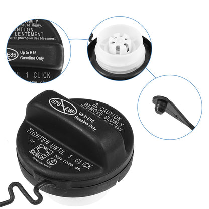 Gas Fuel Tank Cap for Toyota Camry, Lexus ES 350 (2013-2020) Black