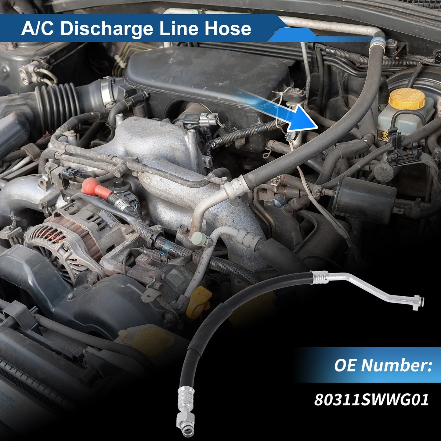 A/C Refrigerant Liquid Hose for Honda CR-V (2007-2011)