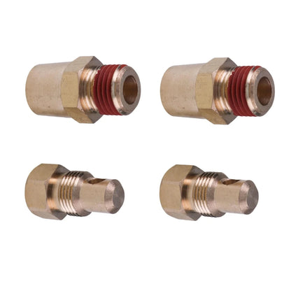 Exhaust Manifold & Engine Block Water Drain Plug Fitting for Mercruiser/Volvo