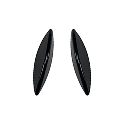 Front Bumper Lip Splitter Spoiler Canards Black for Benz C-Class W205 (2015-2018)