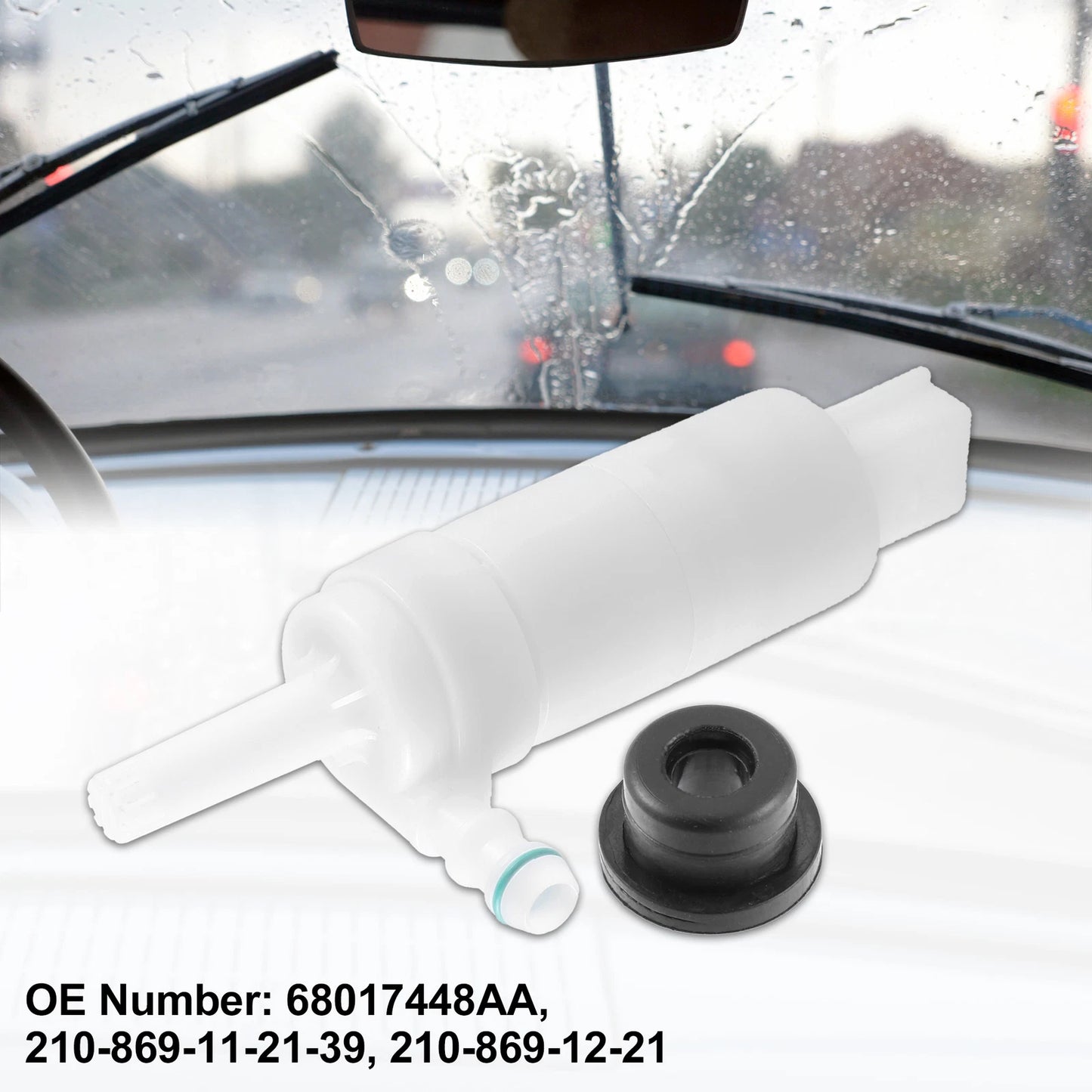 Windshield Washer Pump for Mercedes-Benz W203 W208 W209 W210 (2000-2006)