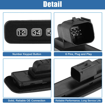 Driver Side Keyless Entry Keypad for Ford F250 F350 (2008-2010)
