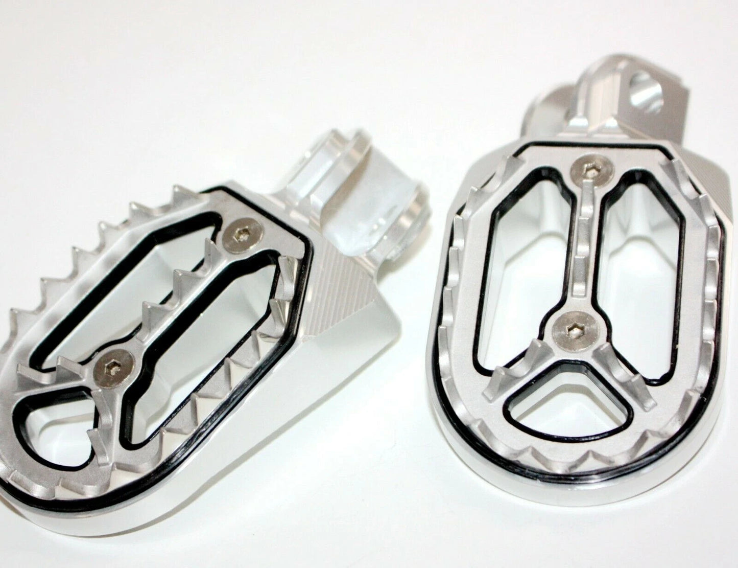 CNC Silver Stainless Footpeg Pegs for KTM 65SX Motorcycle