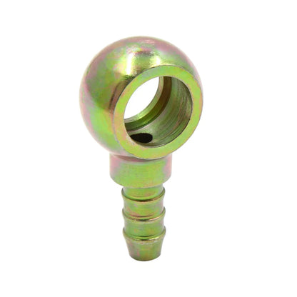 8mm ID Hose Barb 16mm Banjo Fitting Fuel Brake Line Adapter for Motorcycle