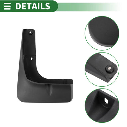 Mud Flaps Splash Guards 1 Set for Mitsubishi Outlander (2015-2020)