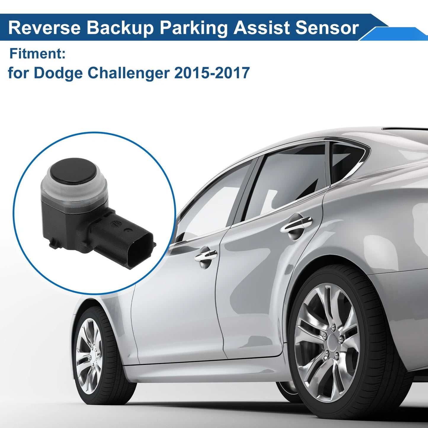 Black Reverse Backup Parking Sensor for Dodge Challenger (2015-2017)