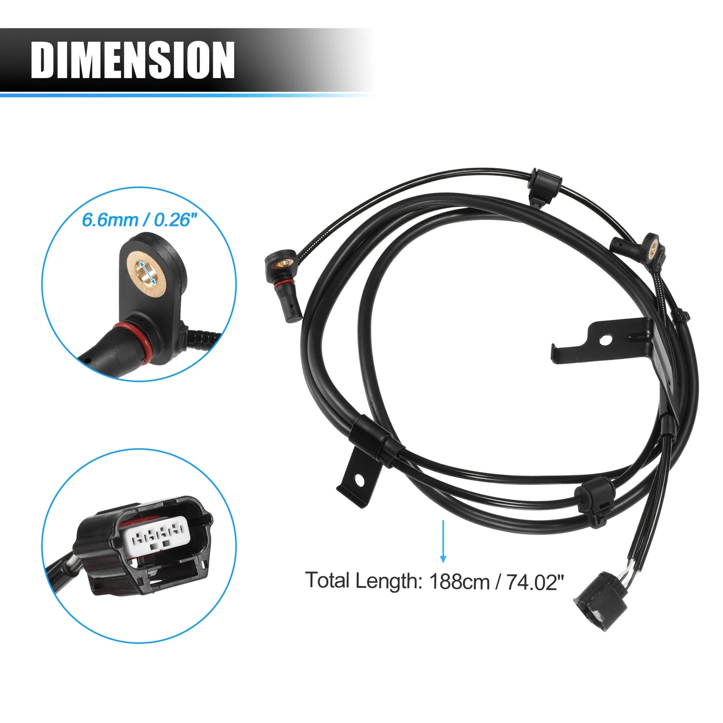ABS Wheel Speed Sensor for Isuzu D-Max 2012-2020 ()