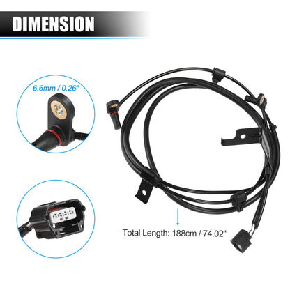 ABS Wheel Speed Sensor for Isuzu D-Max 2012-2020 ()