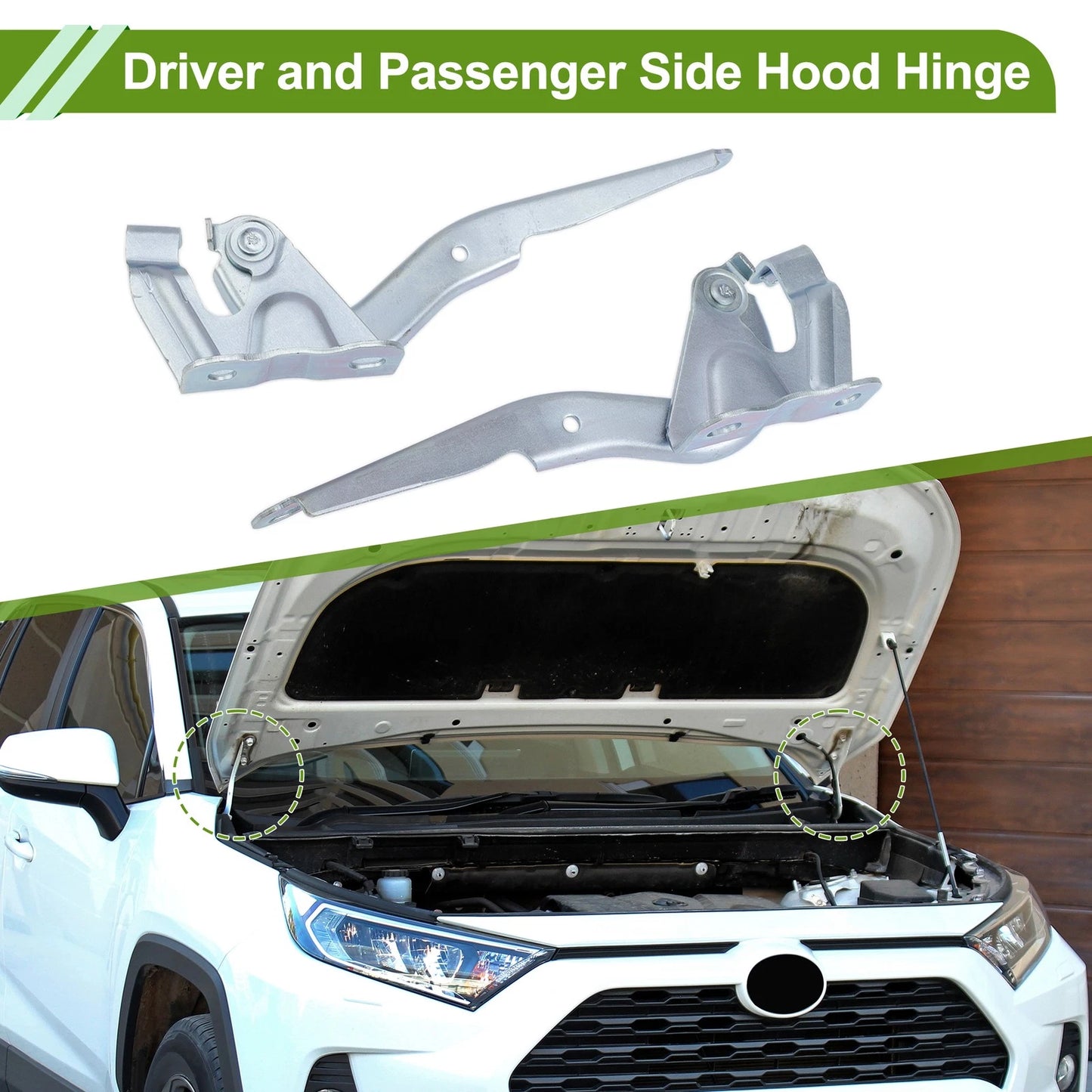 Hood Hinges 1 Pair for Toyota Corolla (2009–2013)