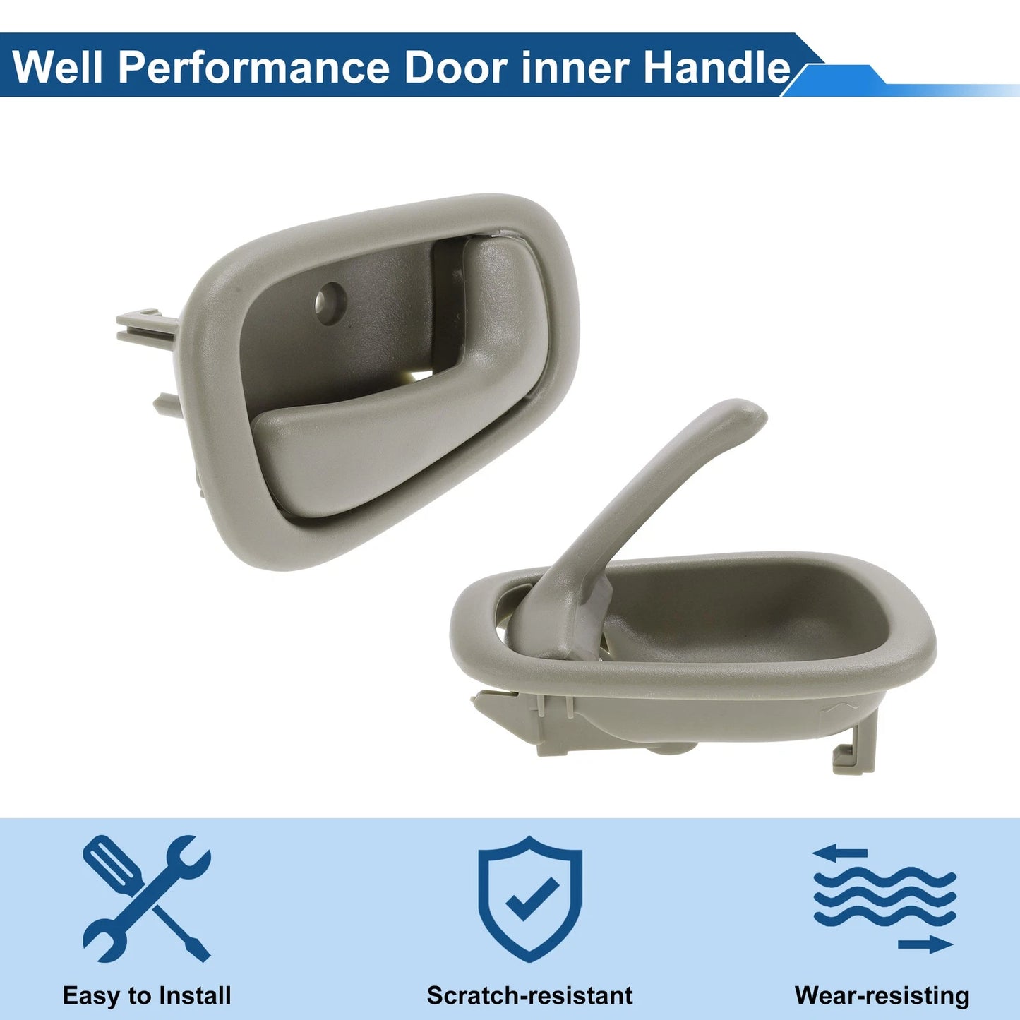 Front Driver Side Interior Door Handle for Toyota Corolla (1998-2002)