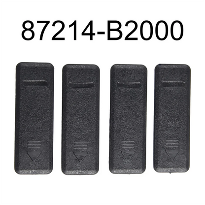 4Pcs Black Roof Molding Covers for Kia Soul (2014-2019)