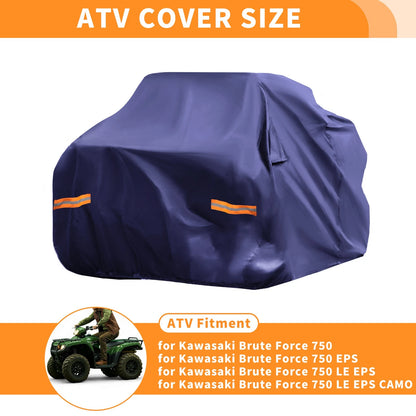 Waterproof ATV Cover for Kawasaki Brute Force 750
