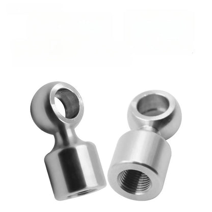 Oil Pipe Extension 3.5cm Stainless Steel 304 Secure Threads for Motorcycle