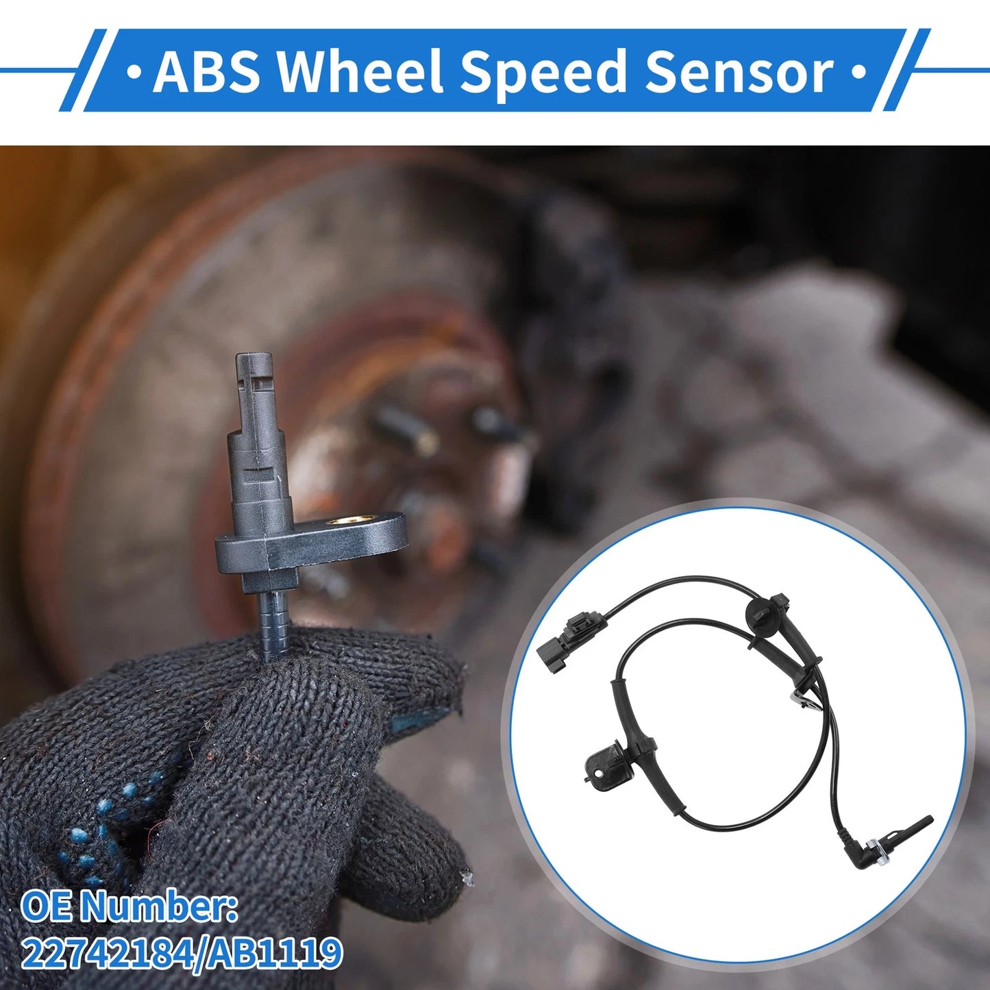 ABS Wheel Speed Sensor for Chevrolet Corvette