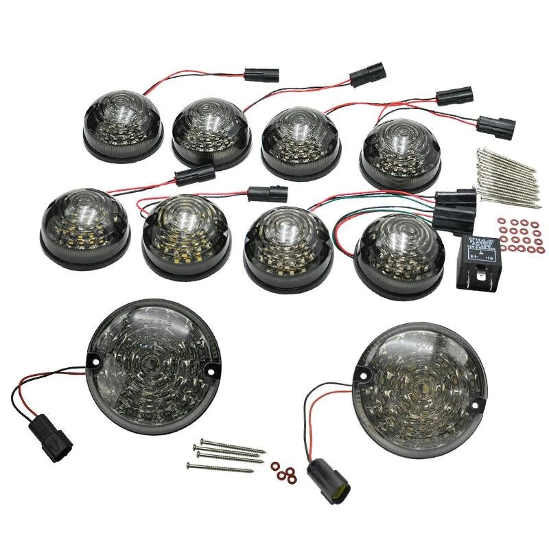 Smoked LED Light Upgrade for Land Rover Defender 90 110
