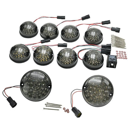 Smoked LED Light Upgrade for Land Rover Defender 90 110