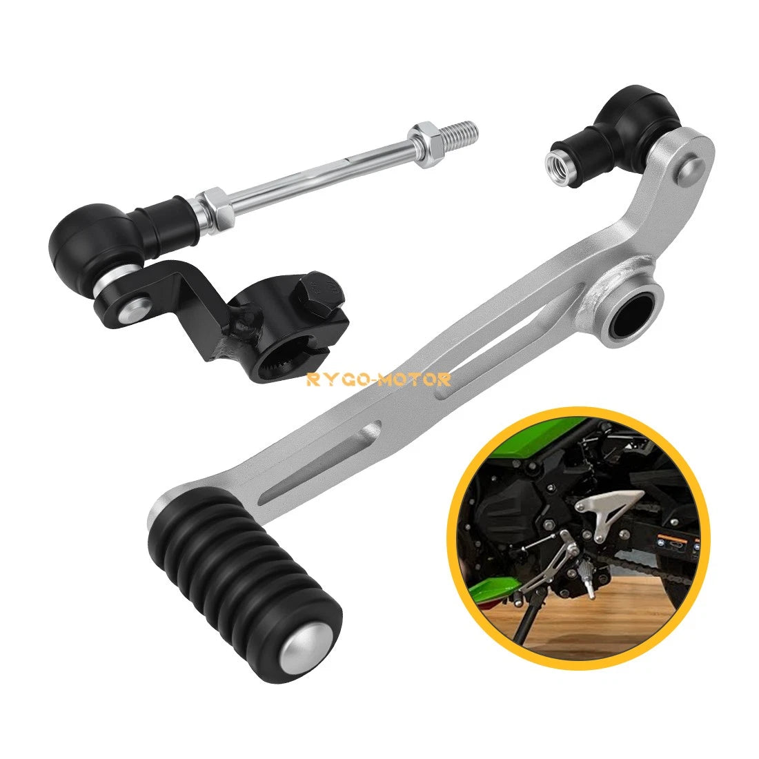 Gear Shifter Lever Pedal Shift Linkage for Kawasaki Ninja 400 500 Z400 Z500 ABS