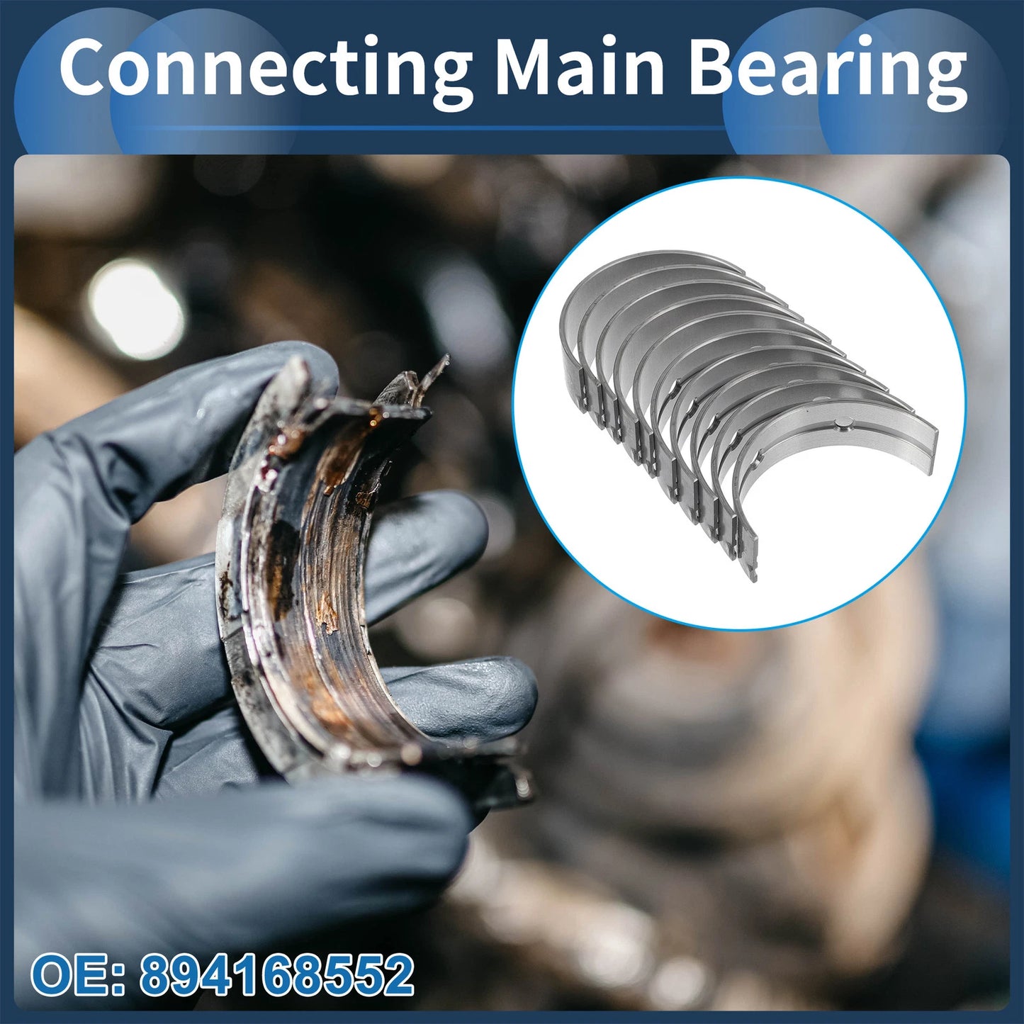 10 x Main Bearing Set for Isuzu Trooper (1993-2004)