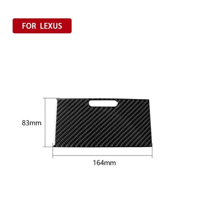 Car Carbon Fiber Cigarette Lighter Panel Cover Trim Fit For Lexus IS 2006-2012