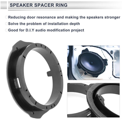 6.5" Tweeter Speaker Spacer Adaptor  for Ford
