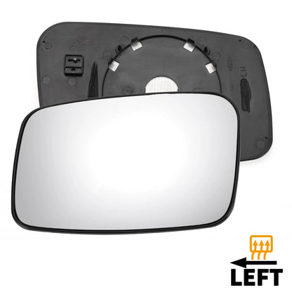 Left White Mirror Glass w/ Back Heated for Volvo 850 S40 S70 S90 V40 V70 (1993-2000)