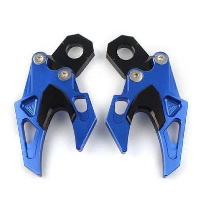 CNC Rear Chain Adjuster for Honda CB650F (2014-2018) - Blue