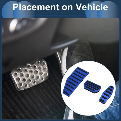 3 x Automatic Foot Accelerator Pedal Covers for Suzuki Jimny (2018-2022)