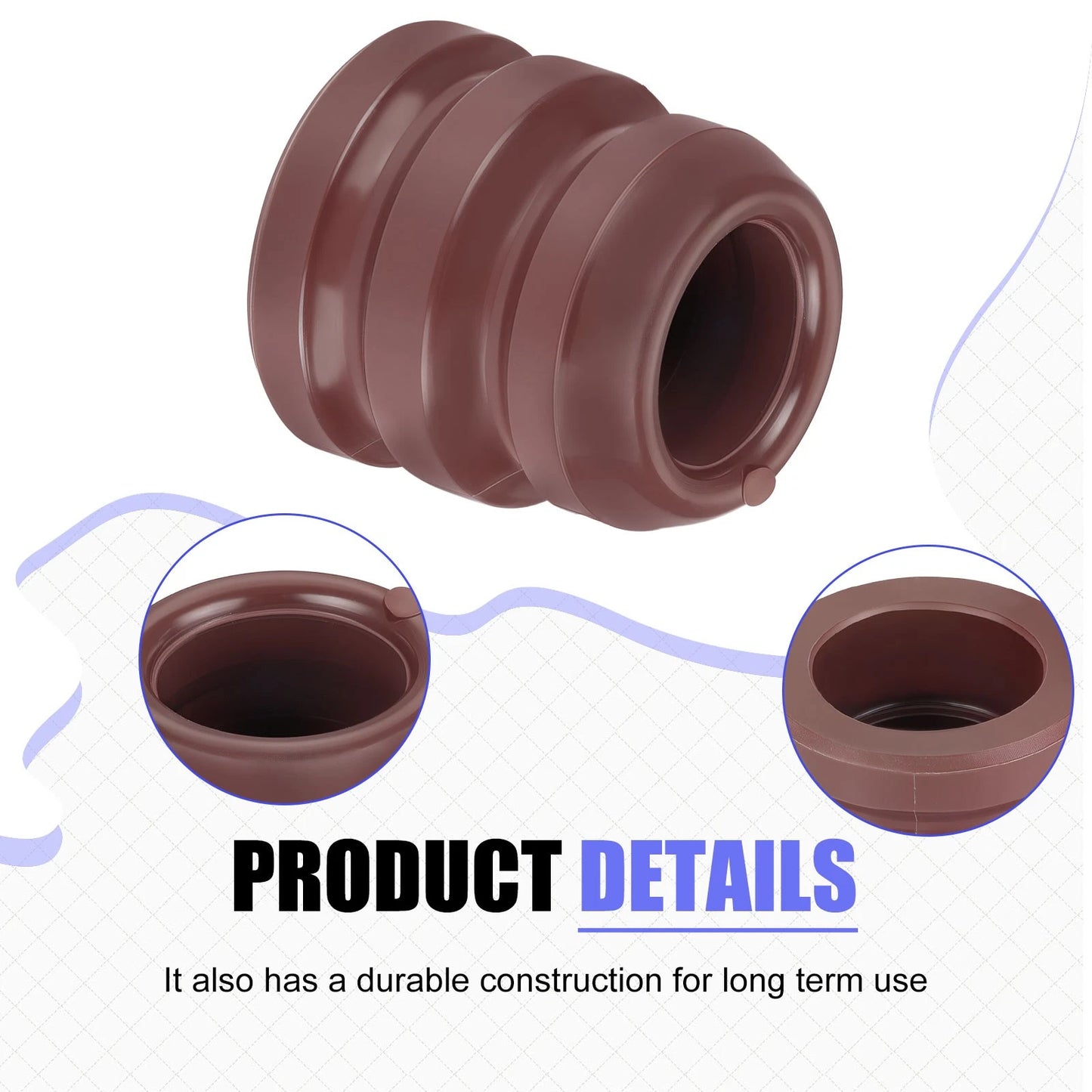 2 x Front Fork Rubber Guide Buffer for Yamaha YZ125 YZ250 (1998–2000)